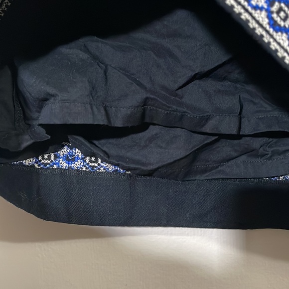 Madewell Bohemian Sleeveless Navy Blue Dress cotton size XL - Picture 6 of 9